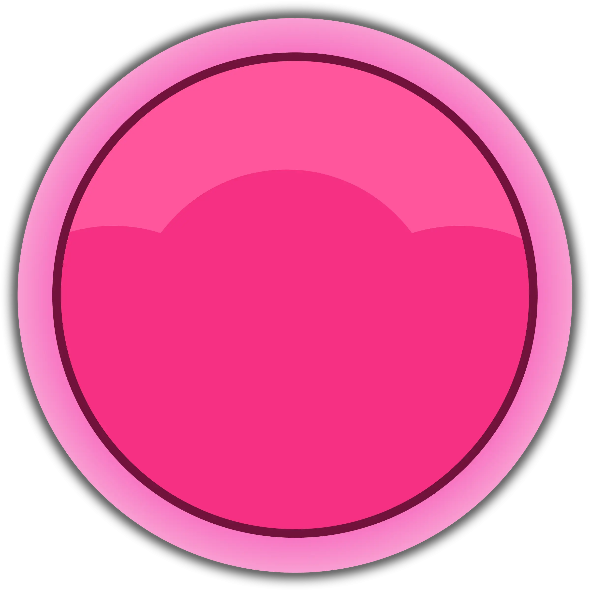 Pink Glossy Circle Design