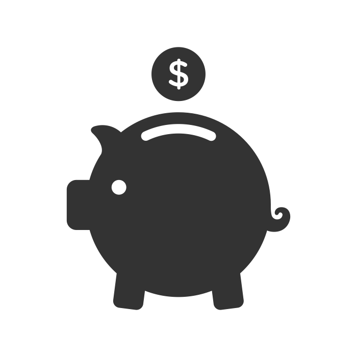 Piggy Bank Icon Representing Saving Money