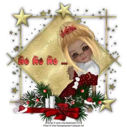 Festive Christmas Girl