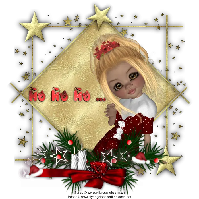 Festive Christmas Girl
