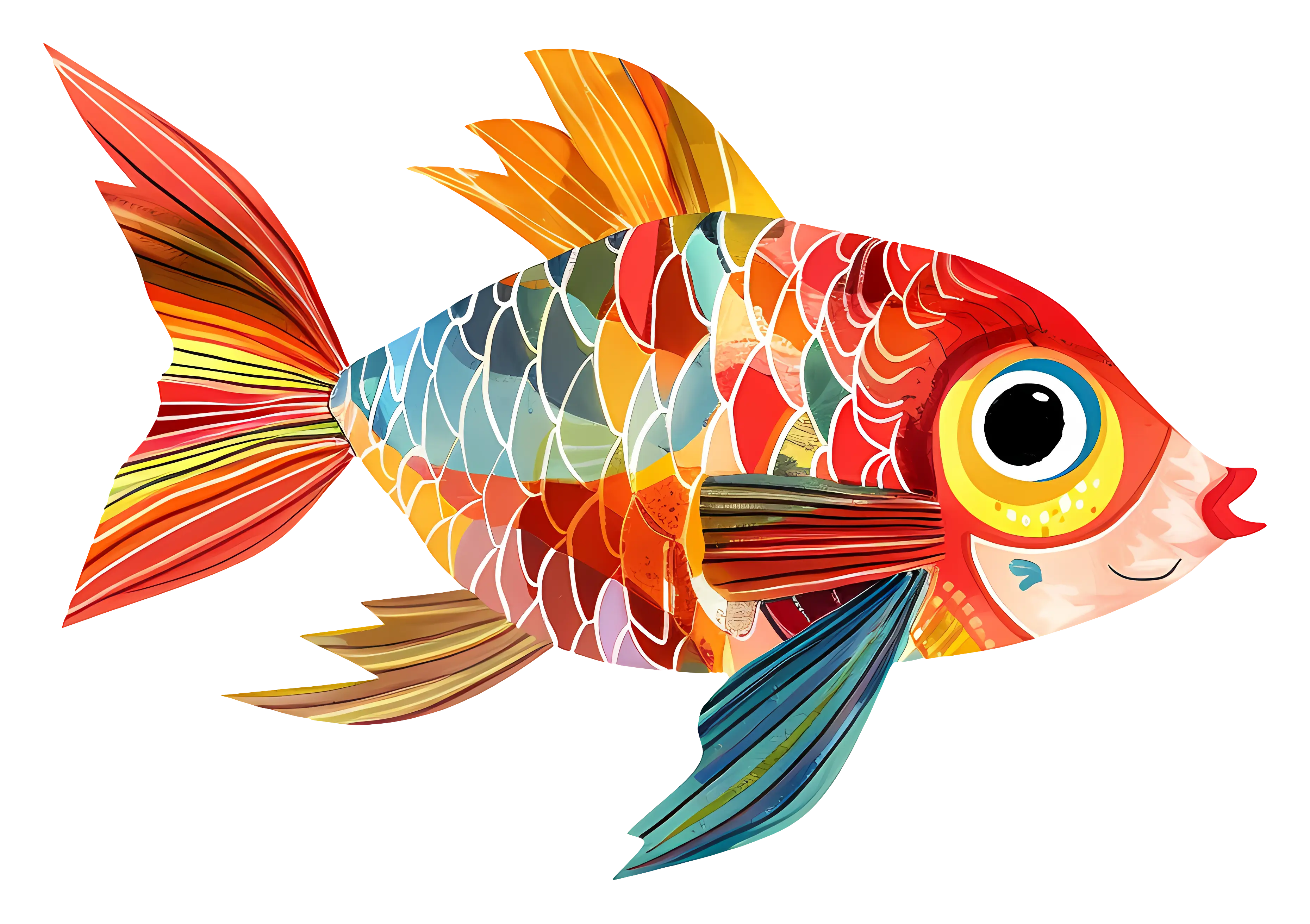 Colorful Artistic Fish