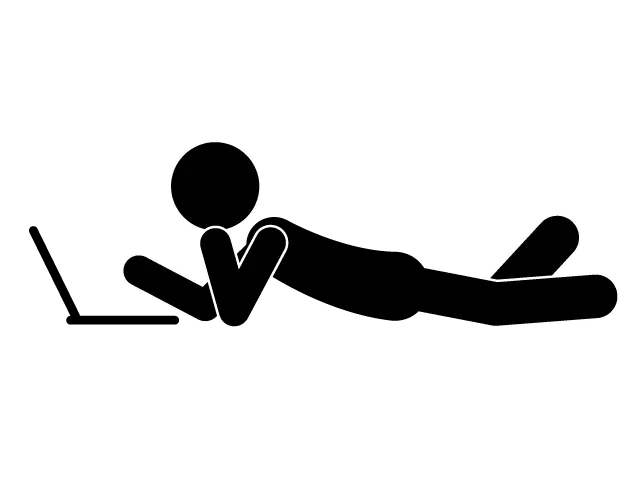 Icon of Person Using Laptop