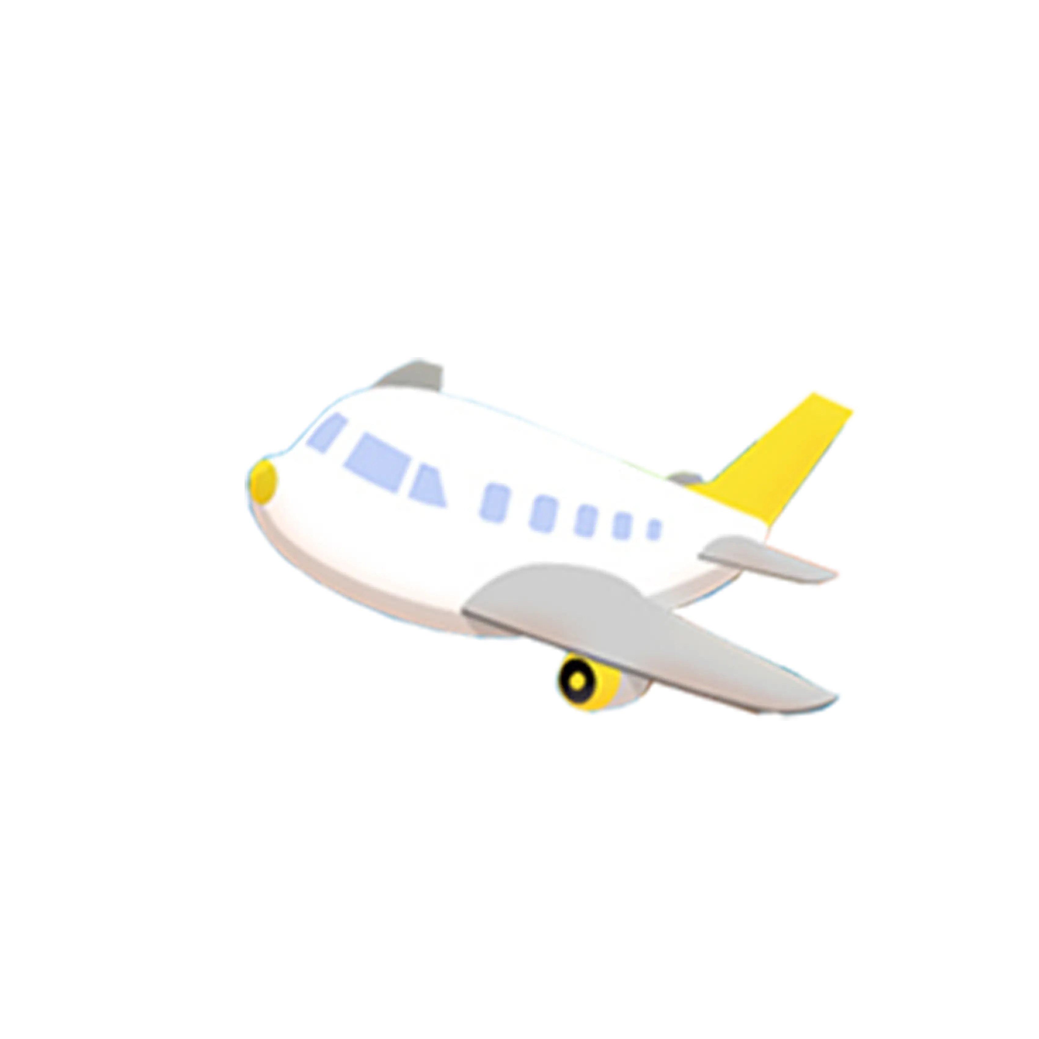 Cartoon Airplane Design for Travel Themes