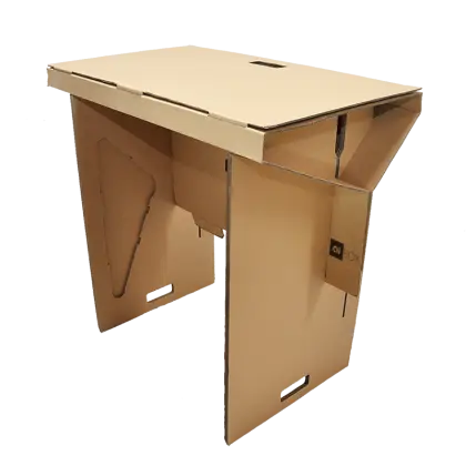 Foldable Cardboard Desk