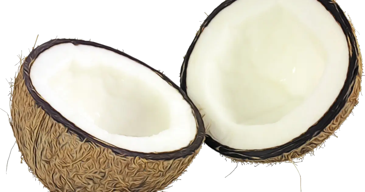 Halved Coconut
