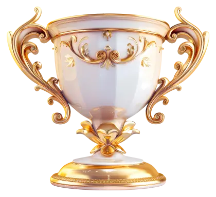 Luxurious Ornate Trophy for Achievements