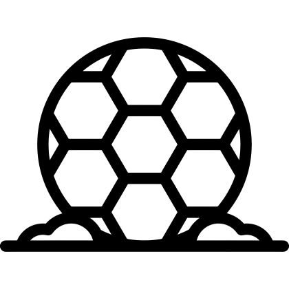 Soccer ball outline