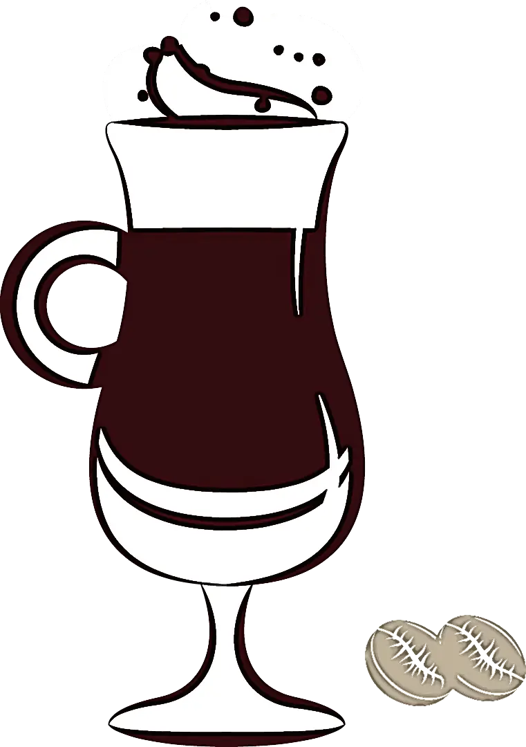 Coffee Cup with Beans