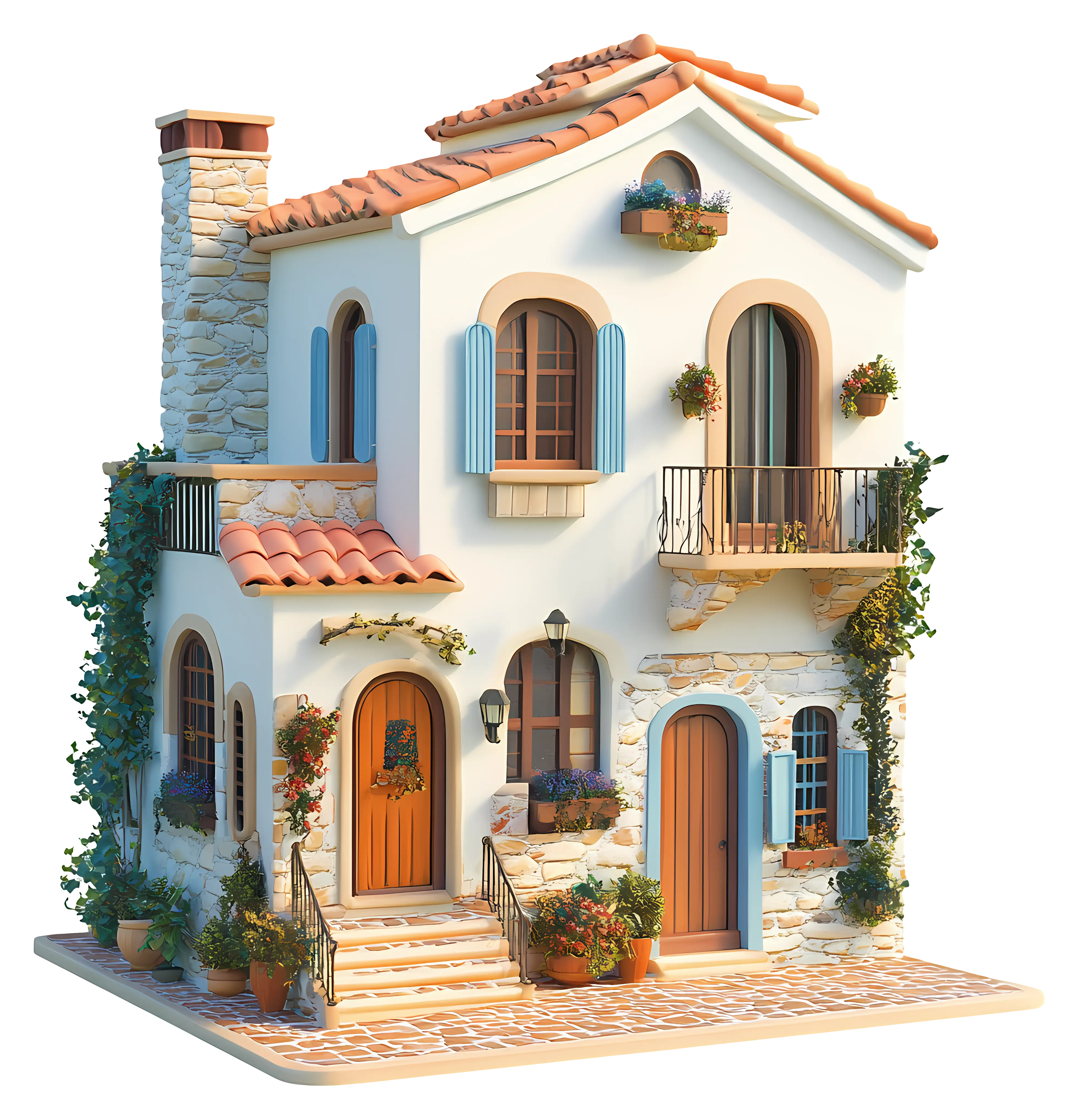 Mediterranean Style House