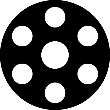 Black Circle with Multiple Holes