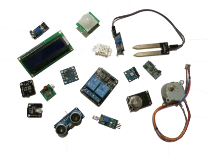 Assorted Electronic Components for DIY Projects