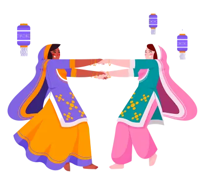 Traditional Dancing Women