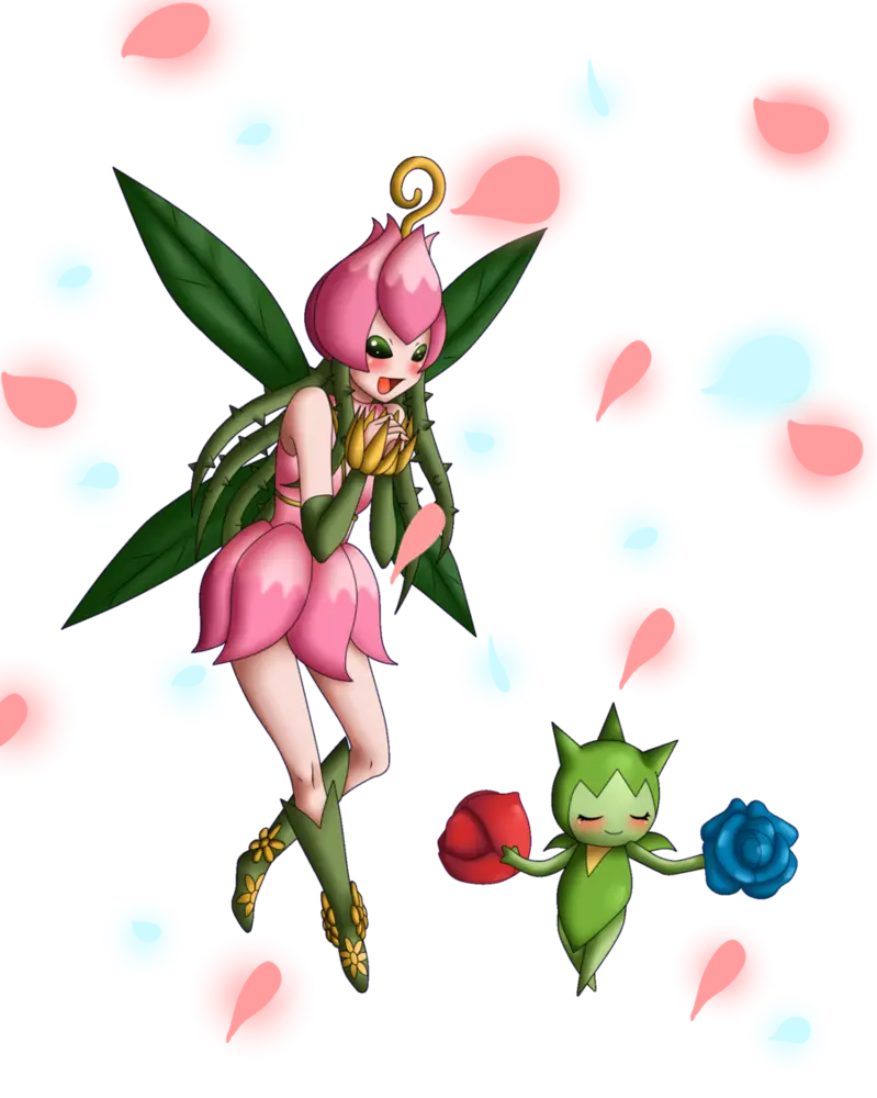 Fantasy Fairy and Flower Creature