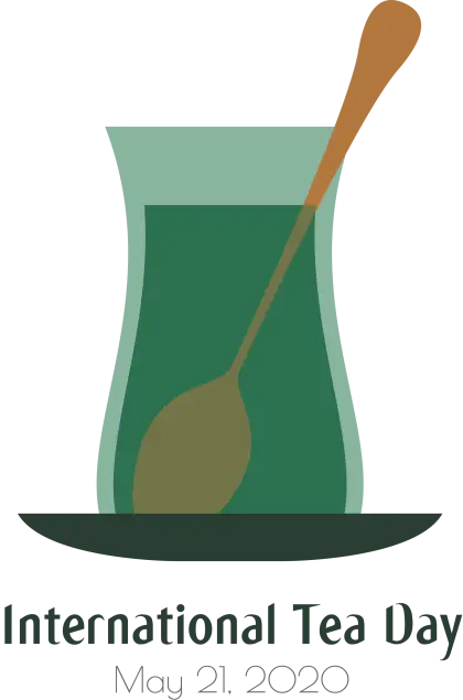 Turkish Tea Glass Illustration for International Tea Day