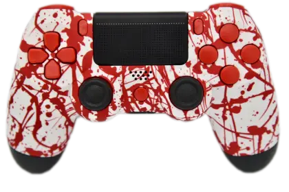 Red and White Game Controller