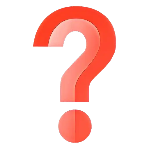 Red Question Mark Illustration