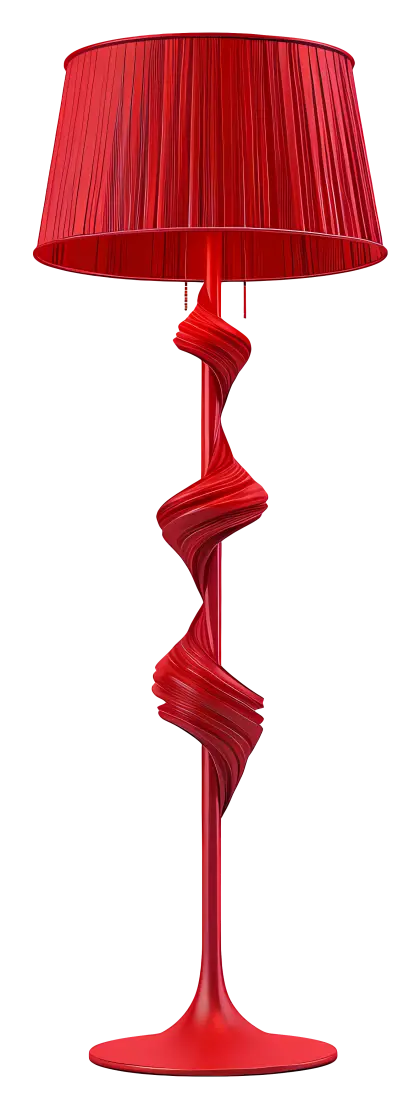 Modern Red Lamp