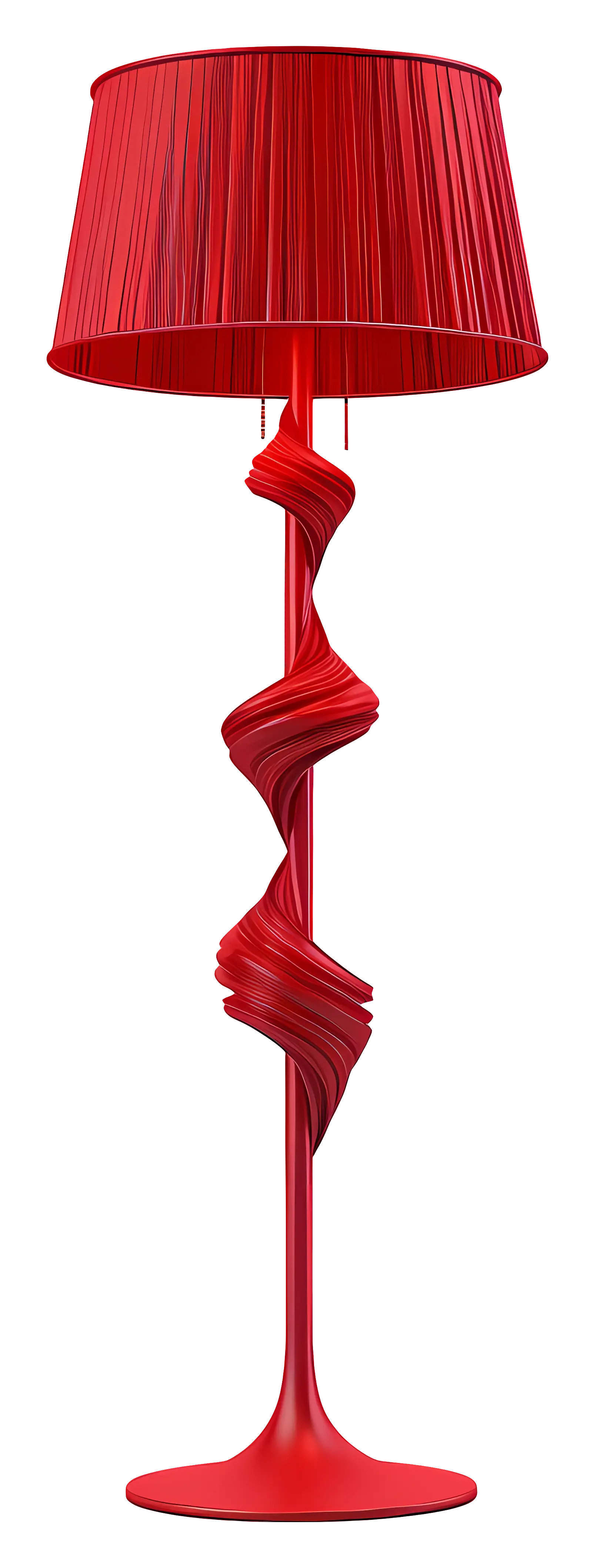 Modern Red Lamp