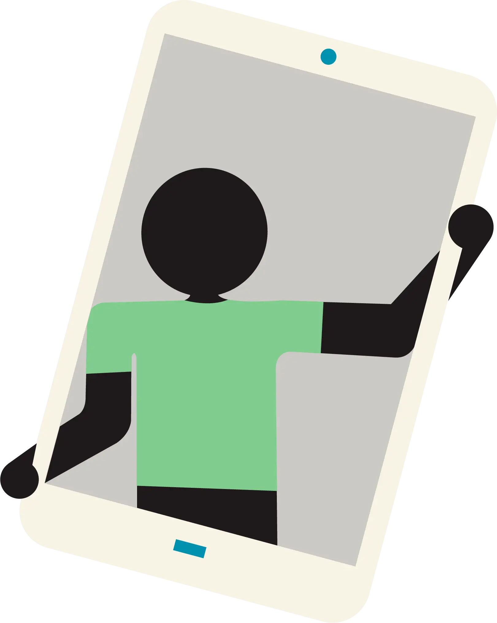Person Taking a Selfie