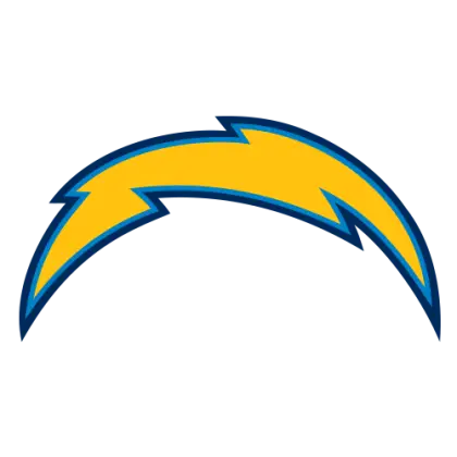 Yellow and Blue Lightning Bolt Emblem