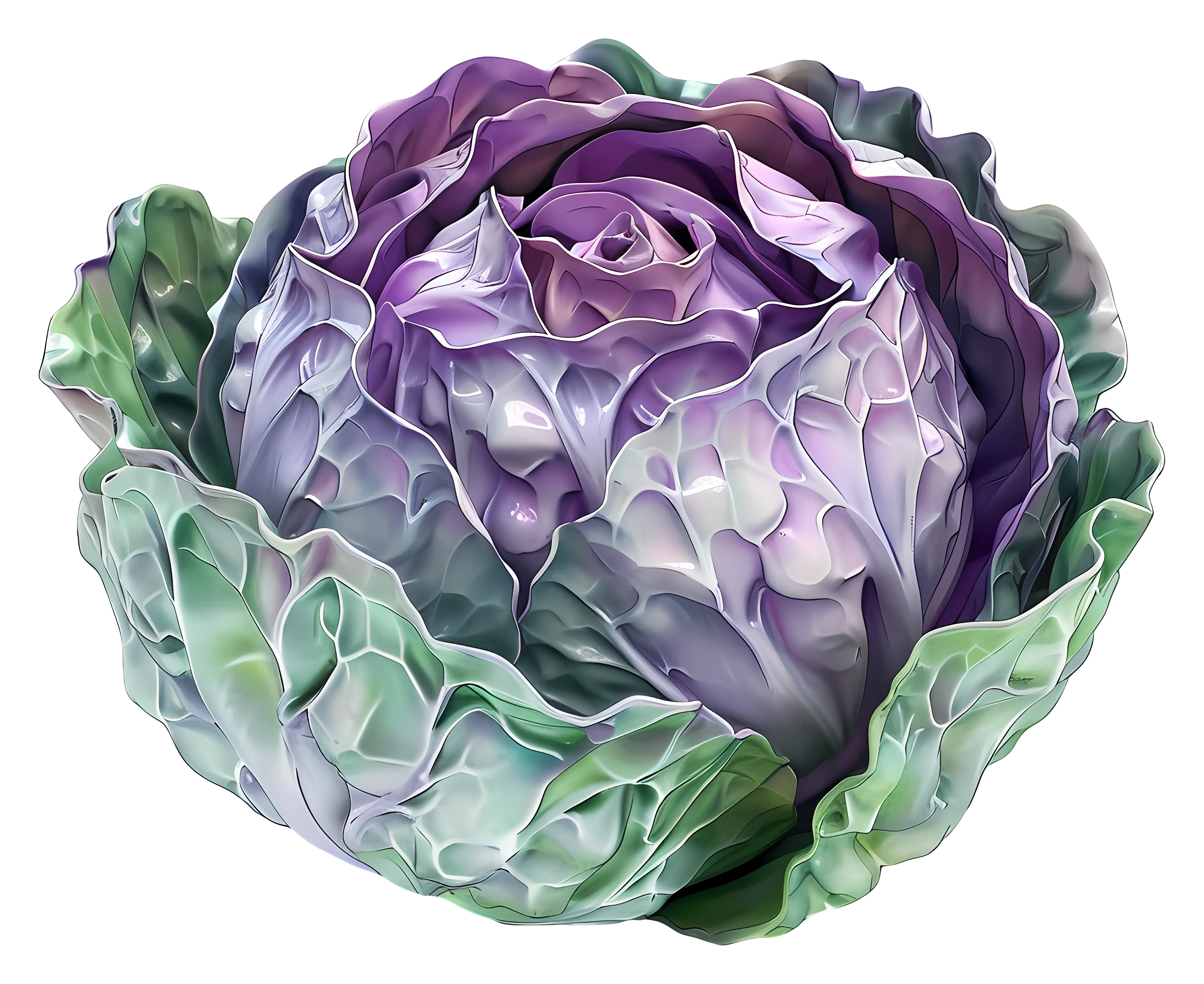 Purple and Green Cabbage