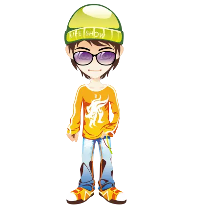 Cool Cartoon Boy