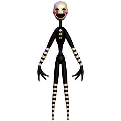 Slender Puppet Figure in Black
