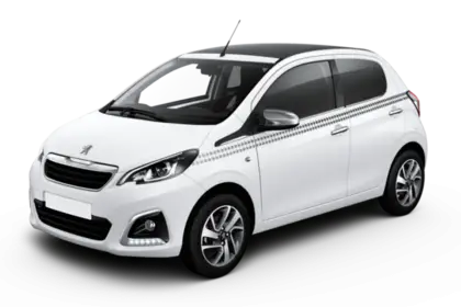 White Car for Urban Commutes