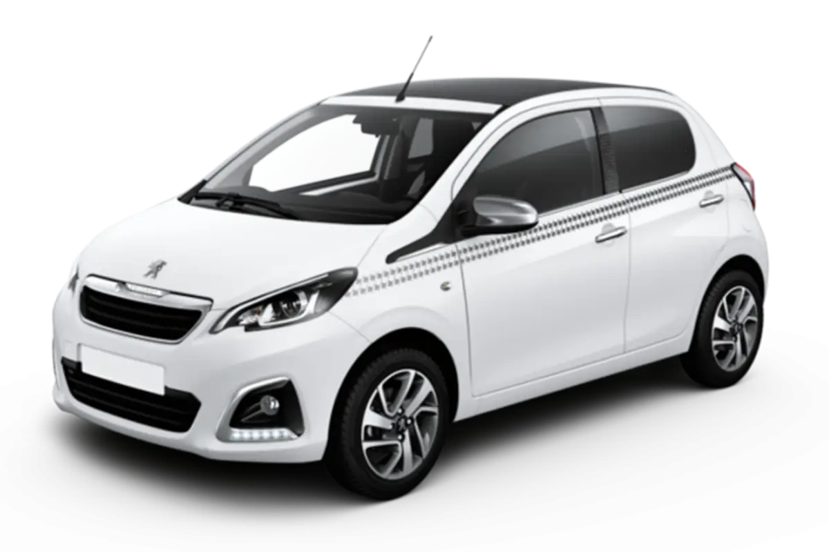 White Car for Urban Commutes