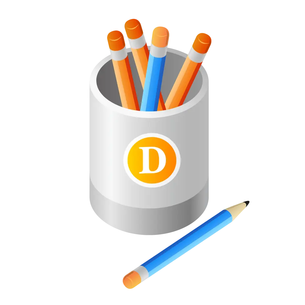 Pencils in a Holder