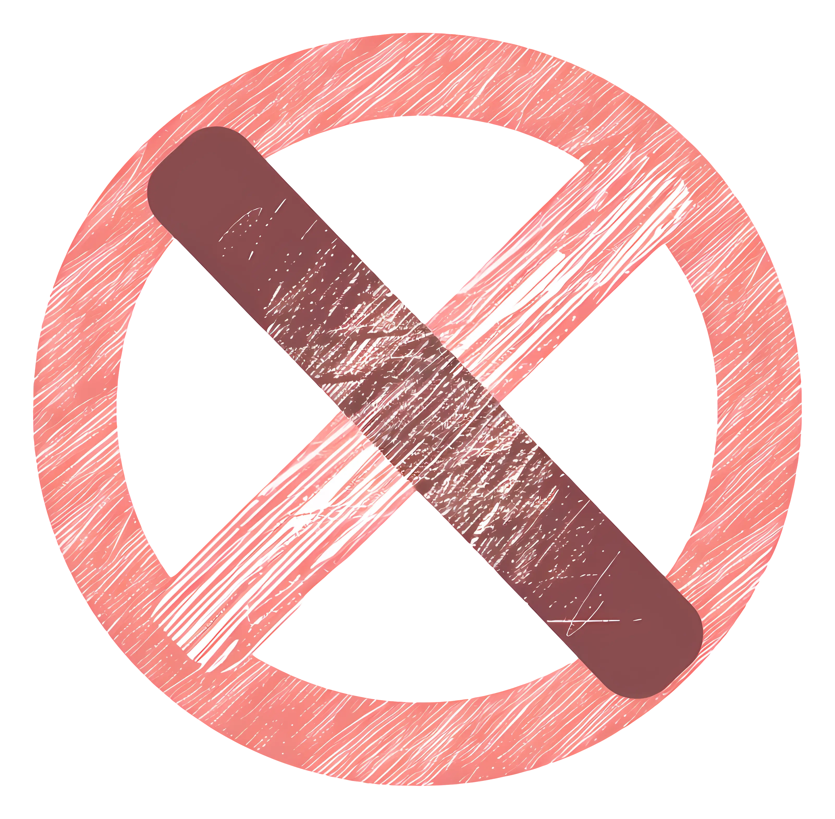 Red Cross Symbol in Circle