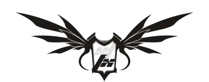 Stylish Black Winged Emblem