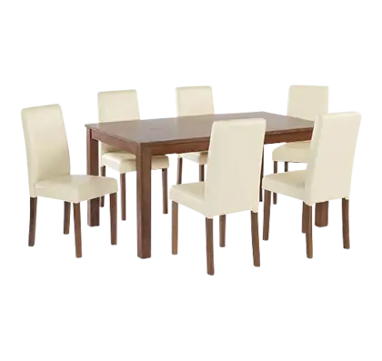 Modern Wooden Dining Table with Chairs