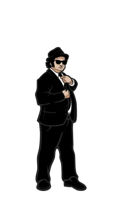 Man in Suit with Sunglasses Illustration