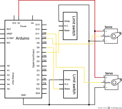 Arduino Circuit Diagram with Connections