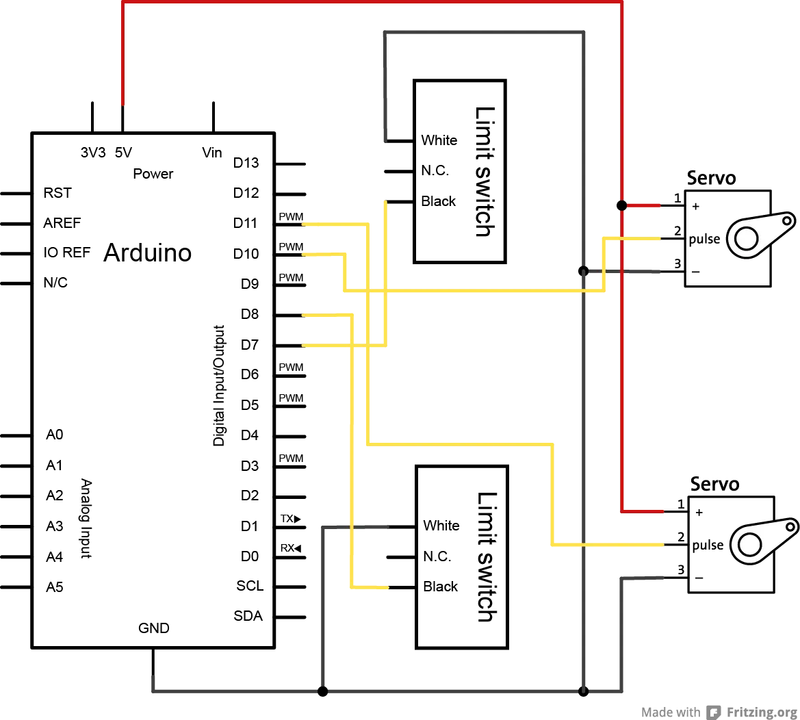 Arduino Circuit Diagram with Connections
