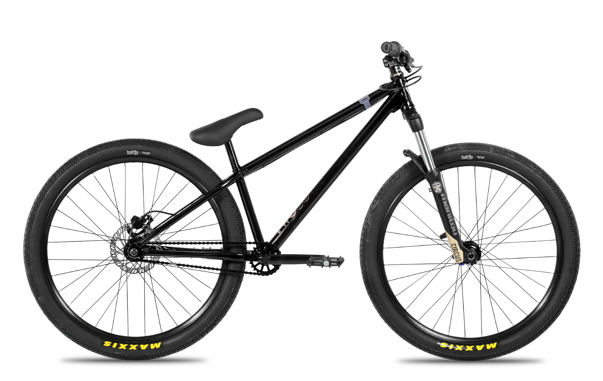 Black Mountain Bike for Off-Road Adventures