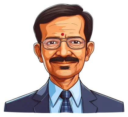 Man in Suit with Glasses
