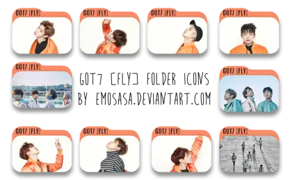 GOT7 Fly Folder Icons