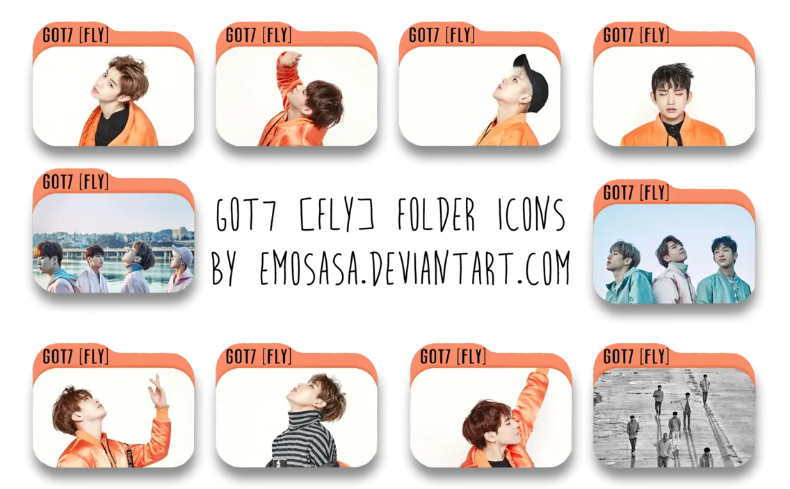 GOT7 Fly Folder Icons