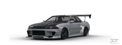 Stylish Sports Car with Spoiler
