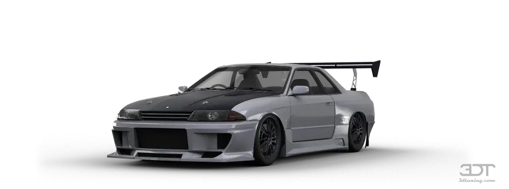 Stylish Sports Car with Spoiler