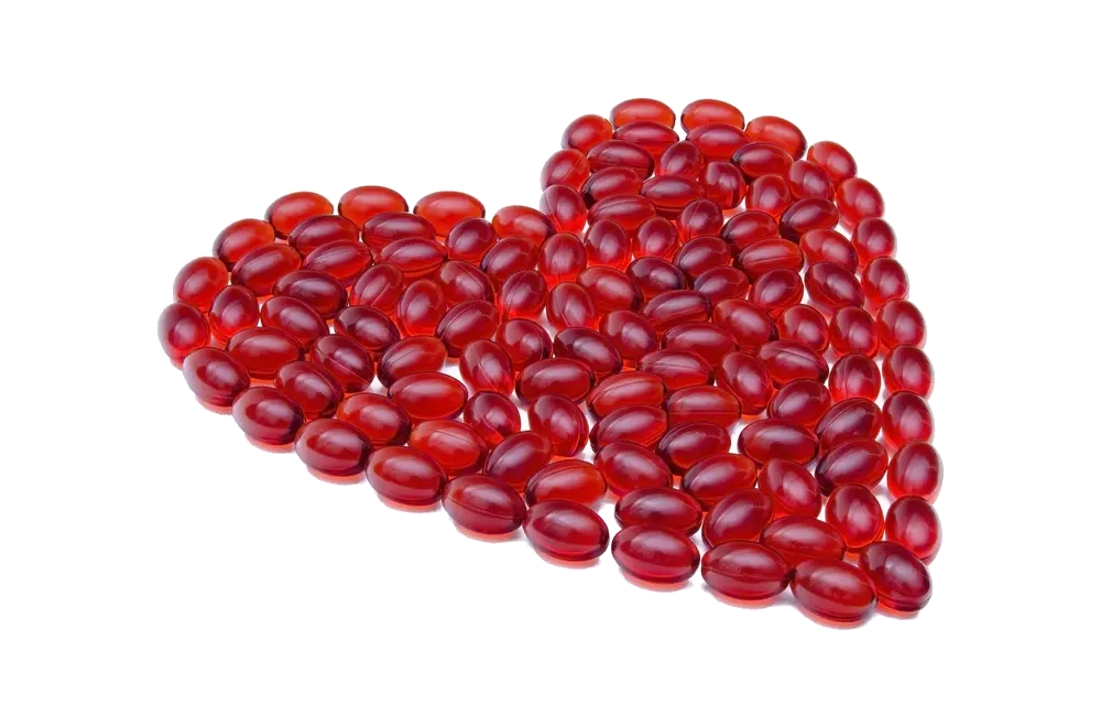 Heart Made of Red Candies