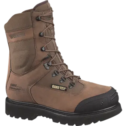 Brown Work Boot with Durable Sole