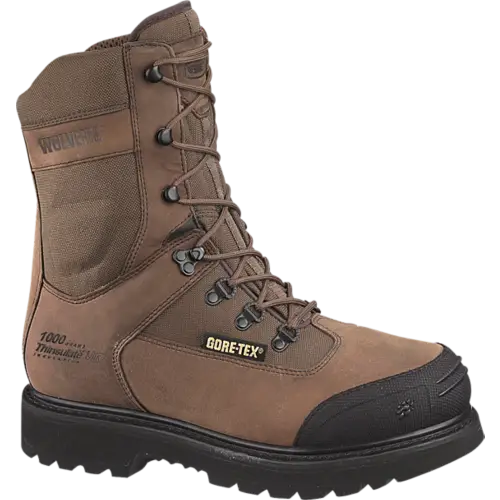 Brown Work Boot with Durable Sole