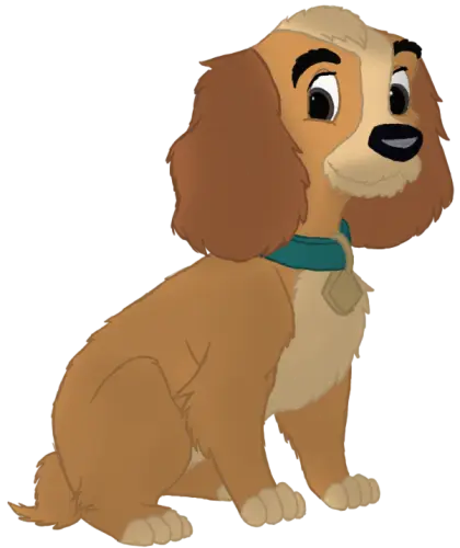 Cute Brown Dog Cartoon