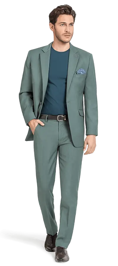 Man in Green Suit