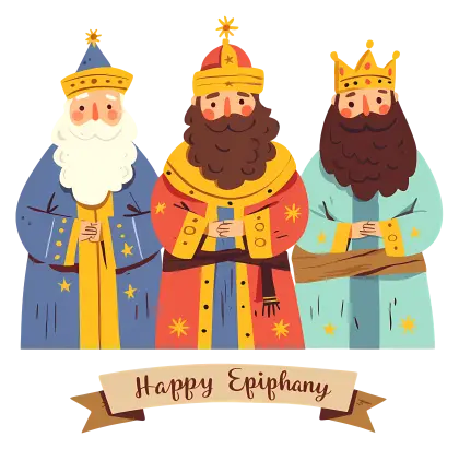 Three Wise Men for Epiphany