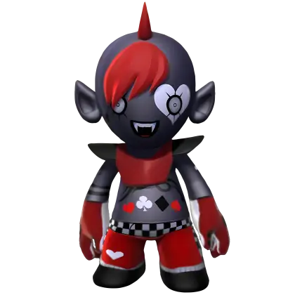 Gothic Cartoon Character with Style