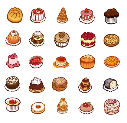 Assorted Pastries Collection